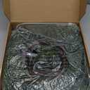 5FT Real Touch Cedar Garland for Fireplace - Artificial Christmas Garlands Realistic Faux Greenery Fake Pine Needles Garland for Holiday, Table, Window, Mantel, Stairs, Home, Indoor Outdoor Decor (2PCS)