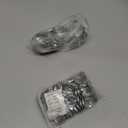 BEAMNOVA 100 Sets 25mm / 0.98 in (Approx. 1 inch) Metal Button Supplies Blanks, for Round Pin Maker Machine, Matte Metallic Back, Hand Press Badge Making Parts