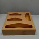 Bamboo Ziplock Bag Organizer, 12x13.2x3 Inches