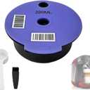 Rueable Coffee Pod 220ML with Silicone Lid Refillable Coffee Pods Compatible with Tass mo Machine (220ML)