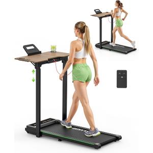 Akluer Walking Pad Treadmill, 330lbs Capacity, Compact Walking Pad, 2.5HP Desk Treadmills, 45dB Silent Operation, Foldable Treadmill with Remote Control, for Home Office