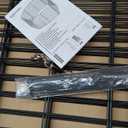 Amazon Basics Foldable Octagonal Metal Exercise Dog Playpen, Indoor/Outdoor, No Door, 8 Panels, 24 x 48 Inches, Rust-Resistant, X-Large, Black