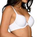 Vanity Fair Women's Illumination Front Closure Bra, 3-Way Convertible Straps, Lightly Lined Cups up to DD 34C