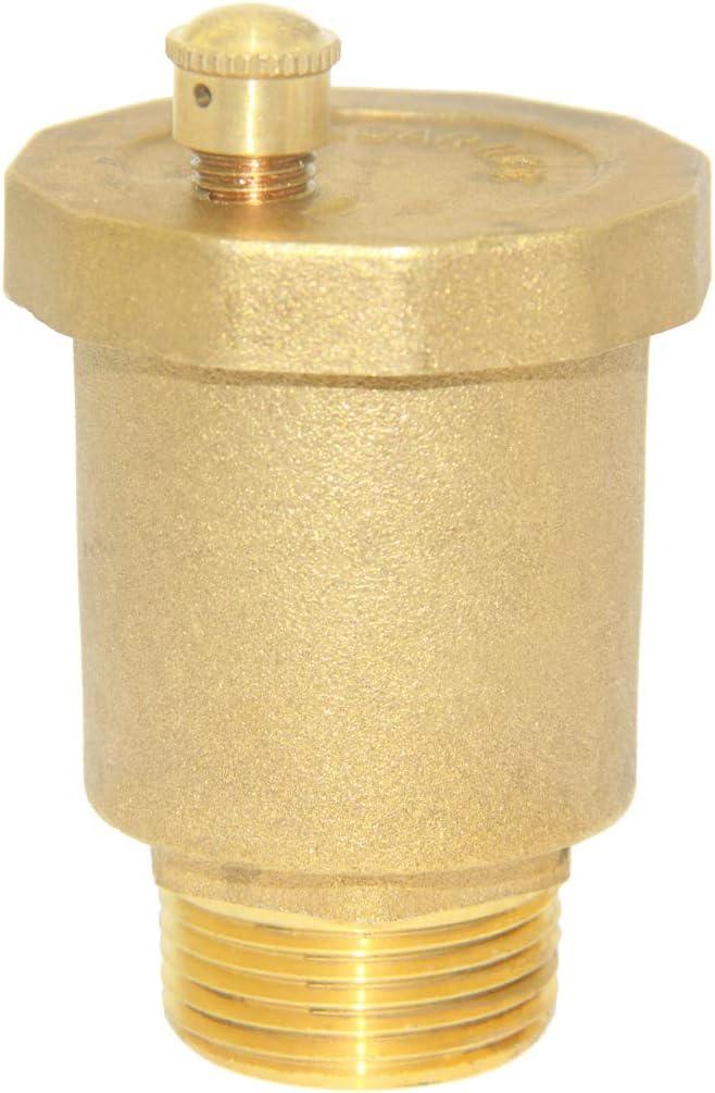 Beduan Brass 10500-VE Automatic Float Valve, 3/4" Male Thread Air Release Valve Air Bleeder Valve Vent Valve