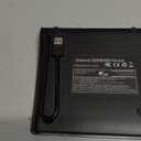 Ziweo External CD DVD Drive, Portable USB 3.0 Type-C CD Burner CD +/-RW Drive DVD Player for ROM Rewriter Burner Compatible with Laptop Desktop PC Windows MacBook Linux Mac OS