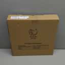 12"x12" Clear Acrylic Serving Tray with Golden Handles, Sturdy Huge Capacity Acrylic Trays for Coffee, Juice, Kitchen and Desk Organizer, Storage Tray (12"x12")