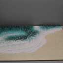 Canvas Wall Art Decor Modern Green Wall Art for Living Room Large Coastal Beach Wall Art Prints White Canvas Art Wall Decor Nature Landscape Artwork for Walls Kitchen Bedroom Office Wall Art Decor 20"X40"