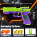 Toy Gun with Automatic Reloading Rebound Shell Ejecting and Soft Foam Blaster, Ideal for Shooting Games, Education Model Toys, Gift for Kids Boys Girls