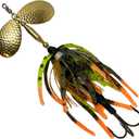 Delong Lures - The Berserker, Bucktail Fishing Lures - Bucktail Jig with Inline Spinner, Musky & Pike Baits Spinnerbaits, Tackle for Freshwater and Saltwater Fishing, Made in USA