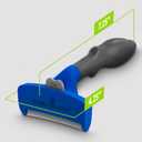 FURminator Large Dog Undercoat deShedding Tool for Long Hair, Reduces Loose Hair From Shedding