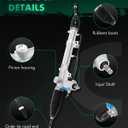 SCITOO Power Steering Rack and Pinion Complete Assembly Fit For BMW 318i,318iC,318iS,318Ti,323Ci,323i,323iC,323iS,325i,325iC,325iS,328Ci,328i,328iC,328iS,M3,Z3,330i,330Ci 1992-2006