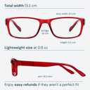 Gaoye Professional Reading Glasses for All Day - Computer Readers with Blue Light Protection - Value Pack, 1.75x