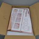 Amllas 8 Pack Shoe Boxes Clear Plastic Stackable, Large Shoe Storage Organizer with Lids,Drop Side Shoe Containers for Entryway,Sneaker Storage Fit up to US Size 13 (13’’x 10.6”x 8.3”)