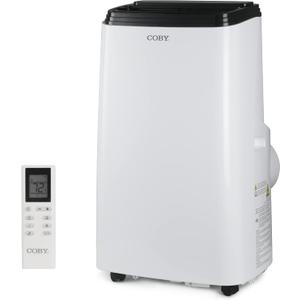 Coby CBPAC815H 4-in-1 AC Unit, Heater, Dehumidifier & Fan, 12,000 BTUs Portable-air-conditioners, White