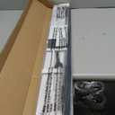 LazBlinds No Tools No Drill Cordless 1" Vinyl Mini Blinds, 100% Blackout Blinds for Indoor Windows, Room Darkening Privacy Window Blinds and Shades for Interior, 34" W x 64" H, White