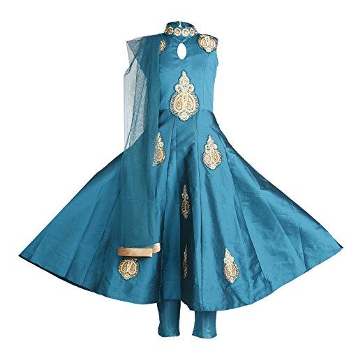 Ashwini Girls Embroidery Tapeta Salwar Suit | Indian Ethnic Kids Wear | Boota Embriodery Work, Size 32