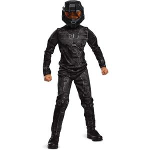 Halo Stealth Spartan Costume for Kids, Official Halo Game Costume Outfit with Headpiece