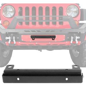 Universal Flip-Up Front License Plate Frame for 10" Hawse Fairlead Mount, Front License Holder Bracket Relocation, License Plate Mounting Bracket Compatible with All Models