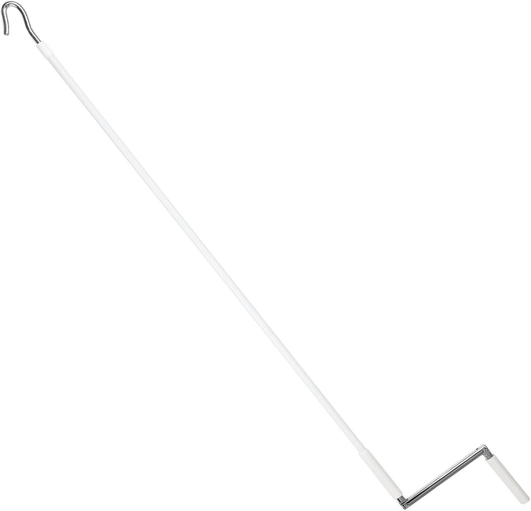 RV Awning Crank Handle RV Awning Telescoping Wand Shade Crank 54" Foldable Pull Rod with Hook for Truck Tent Shelter Camper Canopy, 53.94" x 54.72"