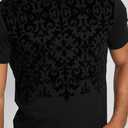 Black Flock T-Shirt - GUESS Size L