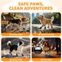 Dog Shoes for Large Dogs, Breathable Dog Boots & Paw Protectors for Hot Pavement, Anti-Slip Rubber Dog Booties Paw Protectors with Reflective for Outdoor Walking Indoor Hardfloors, Size 7 (Size 7(Width 2.8''-2.99''))