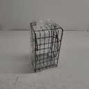 Hose Reel Garden Hose Holder,Water Hose Holder Wall Mount,Heavy Duty Metal Hose Hanger with Tool Storage Basket,Outdoor Hose Stands for Outside Garden Yard Garage