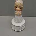 Precious Moments Holy Communion Girl Musical Figurine Plays The Lords Prayer First Communion Gift for Girls, Religious Keepsake for Catholic and Christian Faith