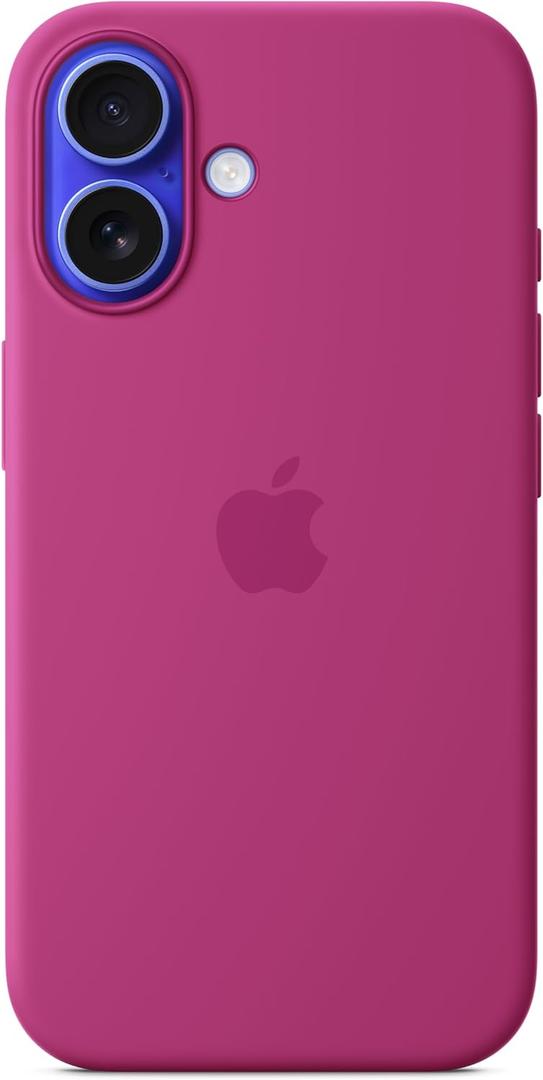 Apple iPhone 16 Silicone Case with MagSafe and Camera Control - Fuchsia