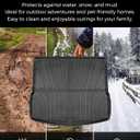 for Porsche Macan 2015-2024 2025 Trunk Mats Cargo Liner All Weather Protector Heavy Duty TPE Waterproof Anti-Slip Car Mats for Porsche Macan 2016 2017 2018 2019 2020 2021 2022 2023 Accessories