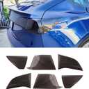 Smoked Tail Light Cover Guards Fit for Tesla Model 3 2017-2023 / Tesla Model Y 2020-2024 Accessories, Rear Taillight Decorative Protection Trim, Reverse Tail Lamp Shell Shade