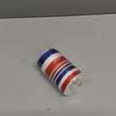 Cunno 1 Roll Red White and Blue Ribbon Patriotic Ribbon Decorating Material American Flag Striped Party Accessory for DIY Gift Wrapping, 4th of July Decorations, 0.4, 0.87, 1.5 Inch Wide, 15 Yard