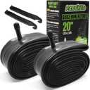 Heavy Duty Bike Inner Tube 20 x 1.75/1.95/2.10/2.125, Schrader Valve, Thick Bicycle Tube Compatible with Road MTB Cruisers Bikes