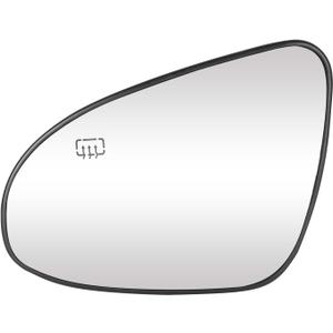 Left Driver Side Heated Mirror for Toyota Corolla 2014 2015 2016 2017 2018 2019, Replace for FR3Z17K707T, Exterior Mirror Glass