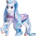 Wild Manes Horse Toys Perla's Clubhouse Trailer Playset with Perla Horse Doll Figure, with Over 25 Interactive Features