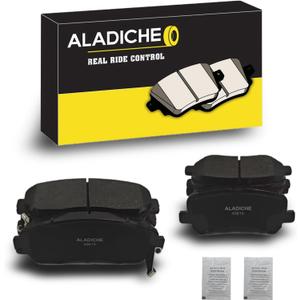 8Pcs Front Rear Ceramic Disc Brake Pads Set Compatible with 2011,2012,2013,2014,2015,2016,2017 Honda Odyssey