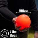 GoSports LED Bocce Ball Game Set - Includes 8 Light Up Bocce Balls, Pallino, Case and Measuring Rope - Choose 85 mm or 100 mm