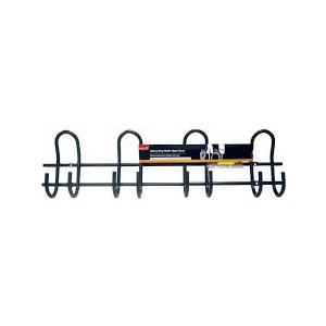 Wall Mount Utility Rack Black 4" x 30,5" x 2"