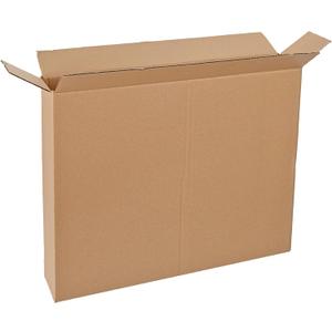 BOX USA Side Loading Shipping Boxes Large 30"L x 5"W x 24"H 10-Pack - Corrugated Cardboard Box for Moving, Mailing, Packing, Packaging and Storage