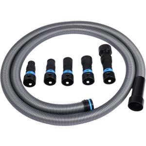 Cen-Tec Systems 94698 Quick Click 10 Ft. Hose for Home and Shop Vacuums with Expanded Multi-Brand Power Tool Adapter Set for Dust Collection
