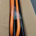 Baseball Rebounder Net, Portable Bounce Back Trainer for Baseball & Softball with 4 Adjustable Return Angles, 4 x 4.5 ft Practice Tool for All Skill Levels,Orange