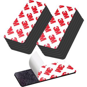 Thaibear Magnetic Strip, Flexible Magnetic Tape with Adhesive Backing (16 Pack, 3" x 1") Strong Adhesive Magnetic Strips for DIY, Crafts, Fridge - Sticky Magnet Tape Strip for Wall