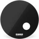 Evans EQ3 Resonant Black Bass Drum Head, 22 Inch