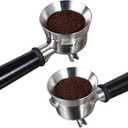 54mm Magnetic Dosing Funnel V2, MATOW Stainless Steel Espresso Dosing Ring with 8 Magnets Compatible with Breville 54mm Portafilter
