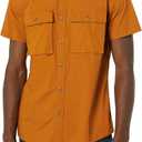 Amazon Essentials Mens Slim-Fit Short-Sleeve Two-Pocket Utility Shirt (M)