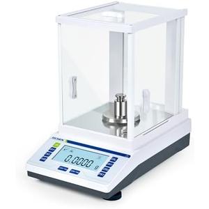 LICHEN Lab Scale High Precision Scale Accuracy 0.0001g Lab Digital Analytical Balance Electronic Balance for Laboratory Pharmacy Jewelry (120g, 0.1mg)