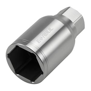 24mm 3/8 Drive Deep Socket ICP Injection Control Pressure Sensor Install Remove Socket Tool Compatible with Ford 6.0L Powerstroke Diesel Ford 250 350 450 550 Super Duty 2003-2004