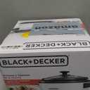 BLACK+DECKER Rice Cooker 6-Cup (Cooked) with Steaming Basket, Removable Non-Stick Bowl, White