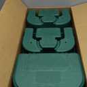 Exterminators Choice - 6 Pack Rat Bait Station Boxes with 1 Key - Heavy Duty Mouse Trap Poison Holder - Great for Catching Rats and Mice - Pest Control - Durable and Discreet