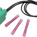 Headlight Connector Wiring Harness Parking Light Connector Wiring Harness Replace 68064997AA Compatible with Chrysle D0dge JP
