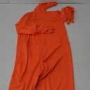 Kavoc 1 Pcs Orange Costume Yellow Mustache and Eyebrows Orange Jumpsuit for World Book Day Halloween Party Dress up (5-7 Years)